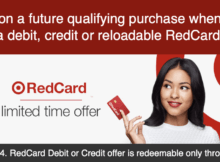 Target RedCard Sign-Up Bonus for September 2023 – Back to the  Off  or  Credit on the Reloadable RedCard